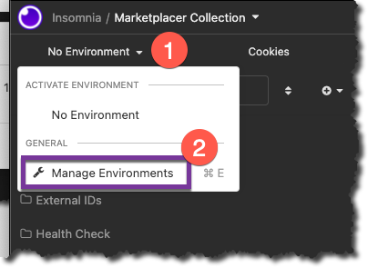 Manage Environments