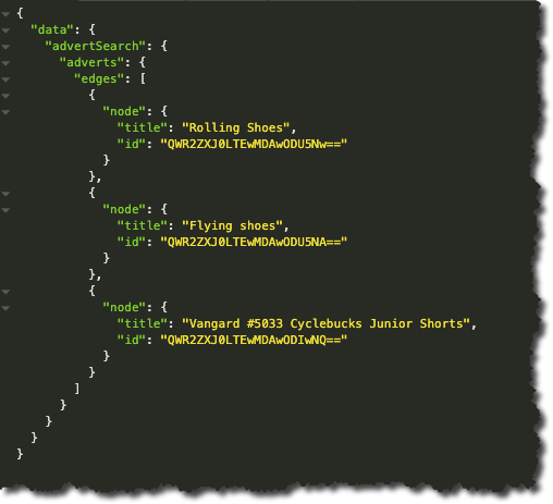 Result set 1 - specifying a max of 3 results