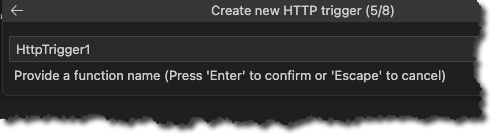 Http Trigger Name