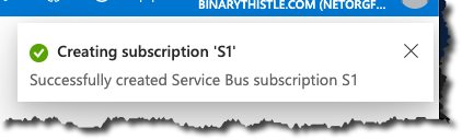 Subscription Created