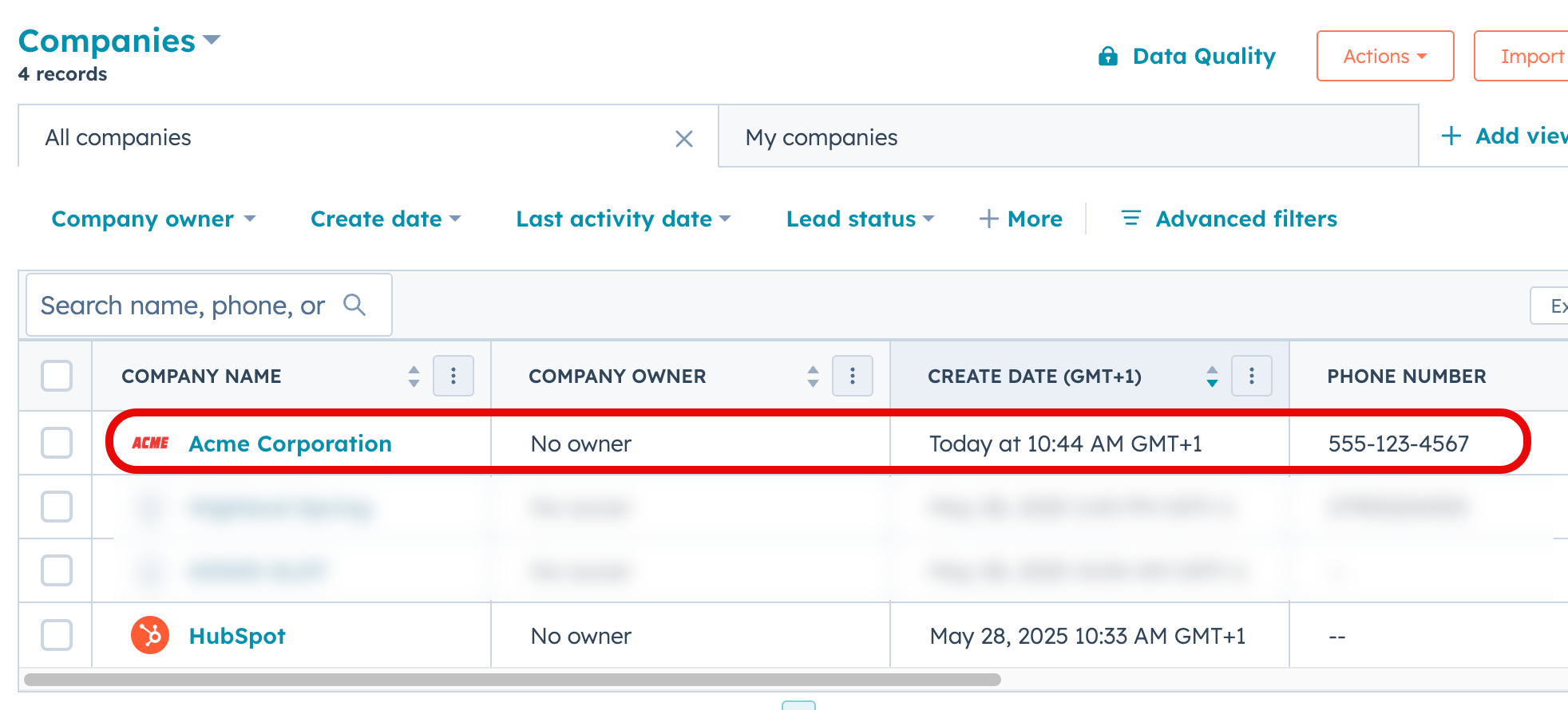Company Created