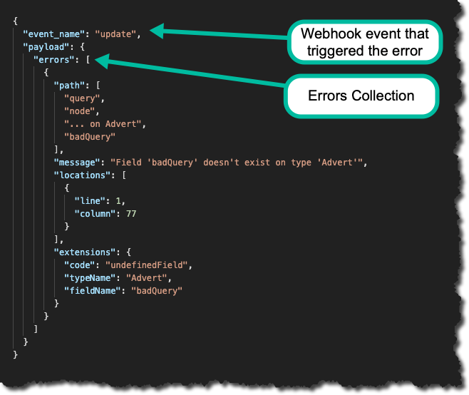 Anatomy of an error payload